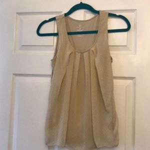 Beige and yellow tank top